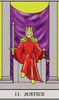 justice tarot card