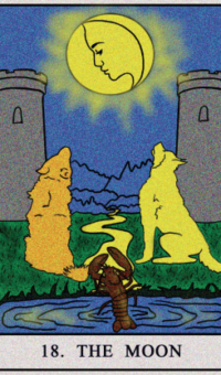 the moon tarot card