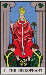 the hierophant tarot card