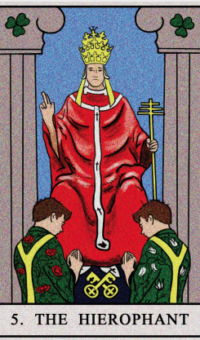 the hierophant tarot card